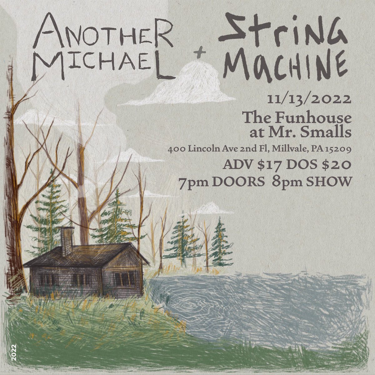 opusoneprod's tweet photo. NEW SHOW!
@SmallsFunhouse: 11/13 - @AnotherMichaels & @String_mchn!
On Sale 09/16 at 10AM via: https://t.co/GRQtbA7I4t
#opusonepgh #pittsburgh #anothermichael #stringmachine #thefunhouseatmrsmalls https://t.co/Rf7NA1Azk0