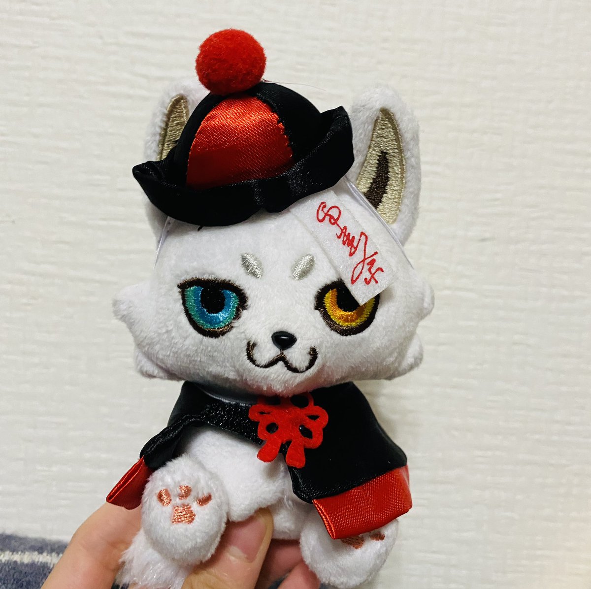 Trombone_sky's tweet photo. キャンドゥのハロウィンっぽいぬい服着せてみた。
可愛い https://t.co/MOAbCYeCL7