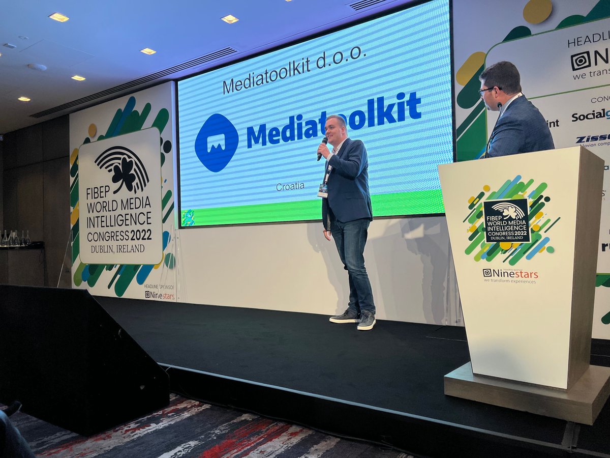 Catch us <a href="/_FIBEP/">FIBEP #MediaIntelligence #MediaInsights</a>!

As a brand new member, we're honoured to be a part of #FIBEPWMIC2022 and share our experiences &amp; insights with the wonderful community here.

Let’s mingle! Our COO Ivor Bihar <a href="/ivorium/">Ivor Bihar</a> and Head Of Revenue Sanjin Korać are more than happy to discuss anything SaaS