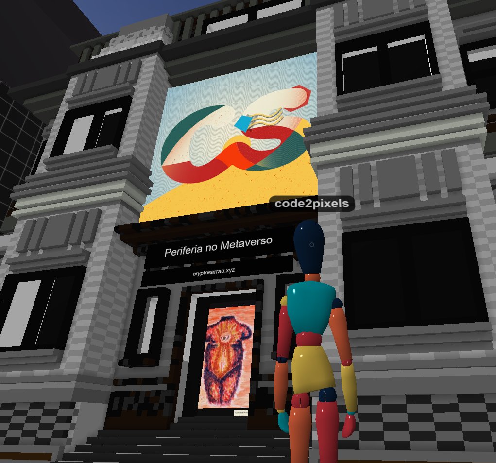 code2pixels_'s tweet photo. I've been working with the @CryptoSerrao project, and today we will open our exhibition in the #metaverse, specifically on @cryptovoxels with @museuXYZ!

At 7pm (GMT-3) we will be there, would love to see some friendly meta-faces :)

check it out:
https://t.co/IlPSL1Nxgc https://t.co/4rKHUhfjhm