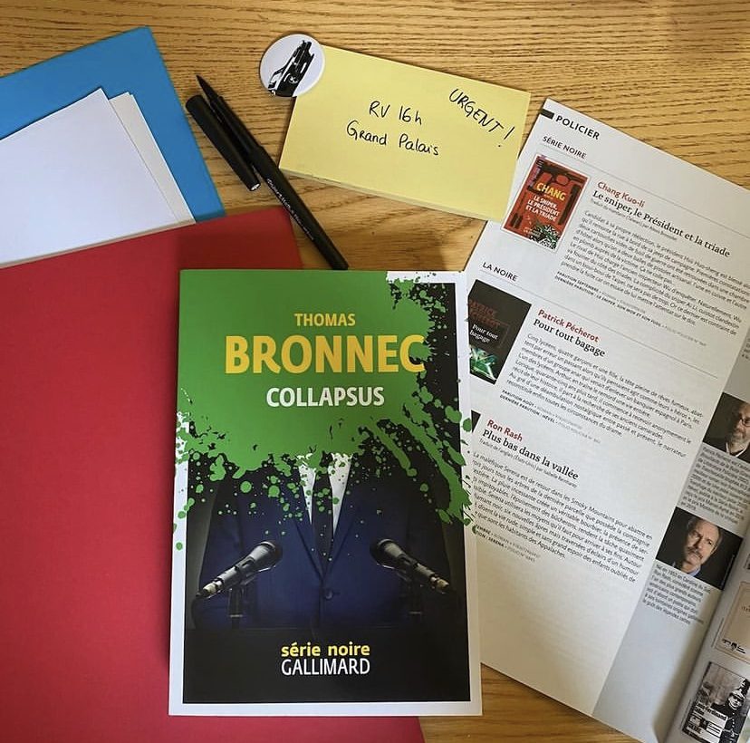 Gallimard's tweet photo. 🌱#Polar « Le roman d'anticipation de @thomas_bronnec, #Collapsus, se dévore. Comme un bon steak rouge et saignant que les adorateurs du vert végétal enverraient illico presto mariner en enfer. » @leJDD
Découvrez ce thriller écologique 👉https://t.co/s2nlgbfi8C
@La_Serie_Noire https://t.co/ODK2i8Z5hm