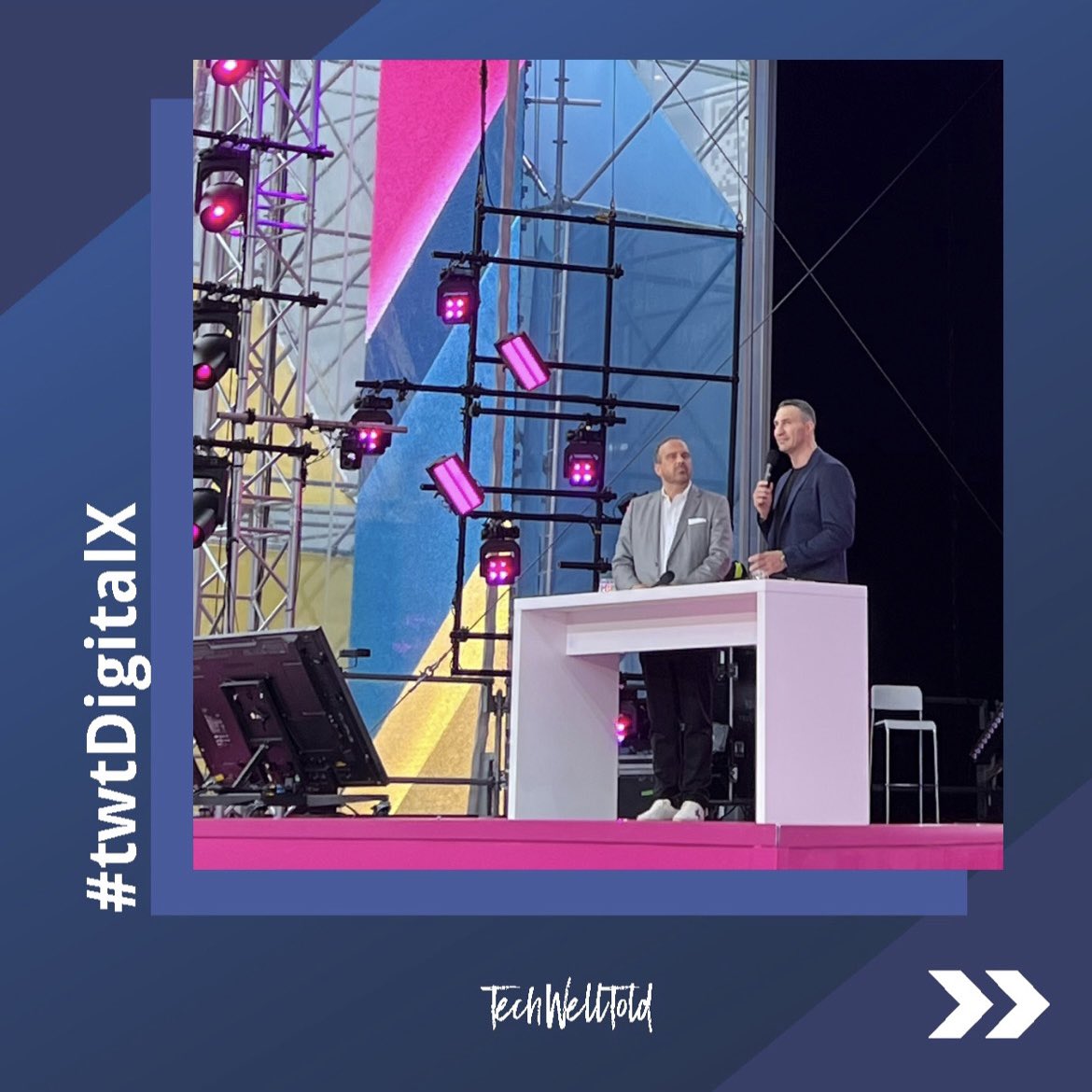 Wlamidir <a href="/Klitschko/">Klitschko</a> bei der #DigitalX: "Wir werden bessere Zeiten erleben!" #StandWithUkraine <a href="/sarah_elsser/">Sarah Elsser</a> @TelekomGK @digimittelstand #twtDigitalX