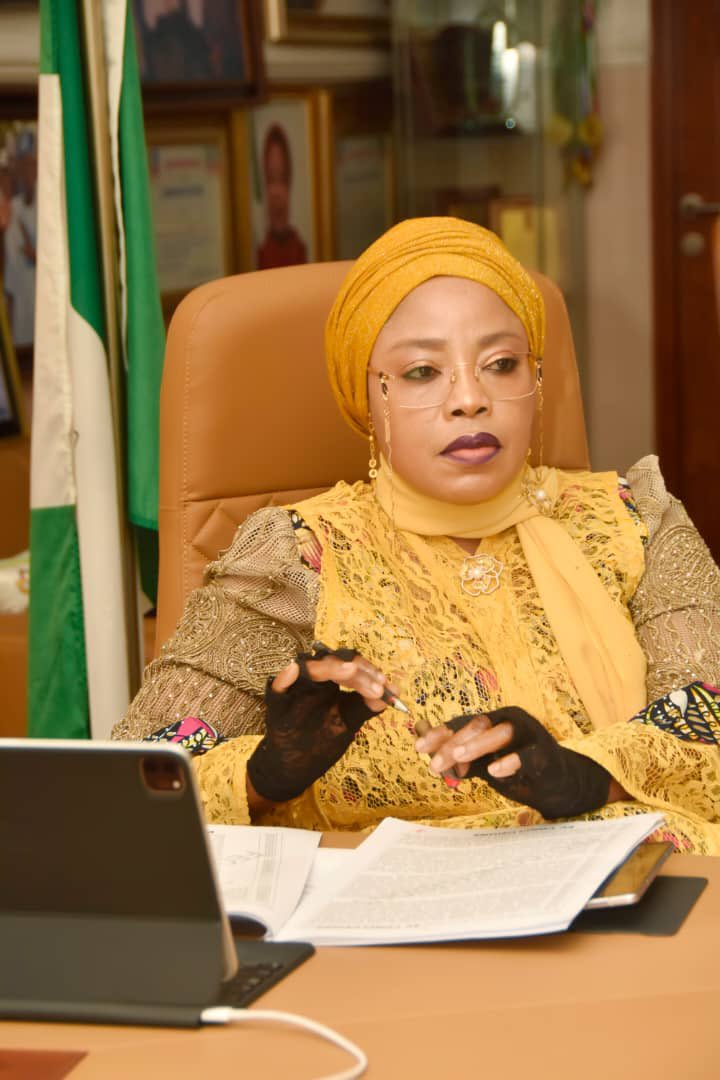 DrRamatuAliyu's tweet photo. Earlier Today, I attended the virtual Federal Executive Council (FEC) meeting presided over by His Excellency, President Muhammadu Buhari. https://t.co/eXWpoyZ2z4