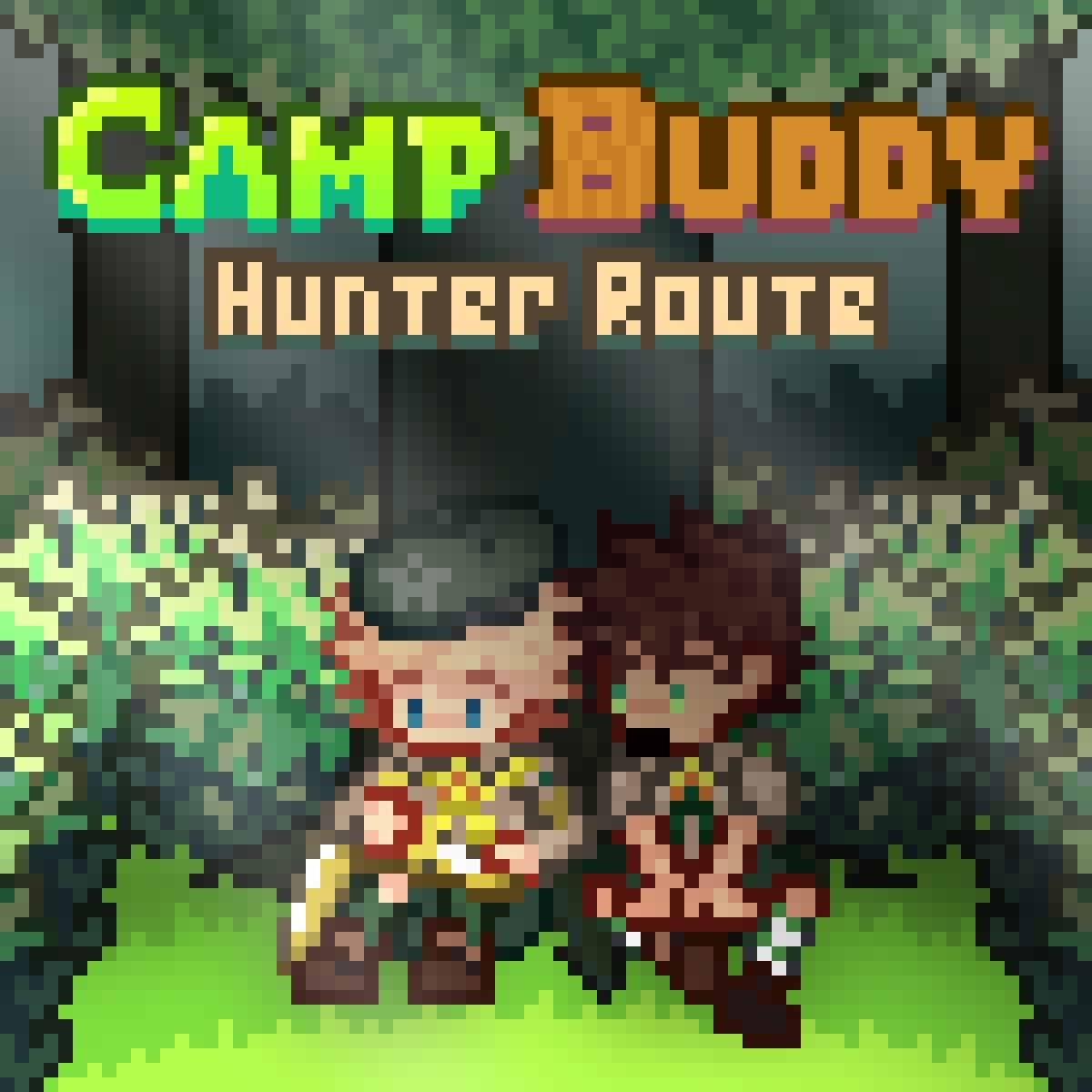 AndreevKsan's tweet photo. More redraws! Hunter's route was my first and I'm still love this bunny-boy!! Also, I'm trying to shade my pixel arts, hope looks good...

#CampBuddy #KeitaroNagame #HunterSpringfield https://t.co/6aTS0kMhNb