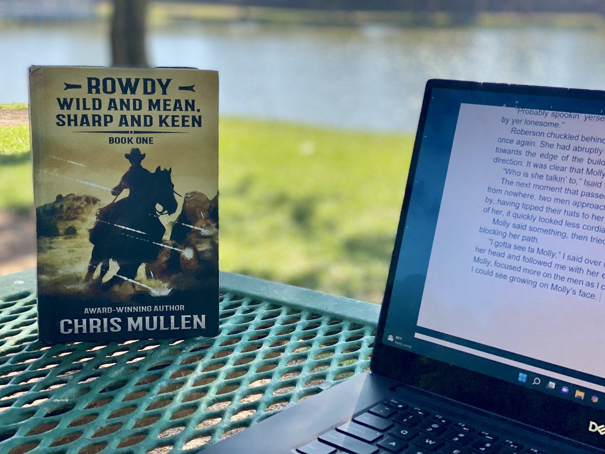 cmullenwrites's tweet photo. What does your office look like today? 🤠

https://t.co/lYSDJVCXpa

@WiseWolfBooks @GearBooks 
#readrowdy #mobileoffice #outdooroffice #writerslife #yawestern #yafiction #westernbooks #westernwriter #yaseries #wip #rowdy5 #lovemyjob #booktwt https://t.co/EEfLCedmNc