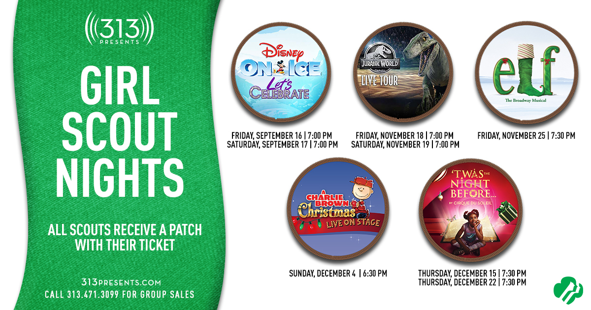 ⚠️ Calling ALL Scouts! Don’t miss out on our upcoming Scout Nights at Disney on Ice!! ⛸️ Come as a Troop or attend with your family. All Scouts receive a patch with their ticket!!⚜️ For pricing and details, call 313-471-3099 or order online at 313promos.com/gsnights22.