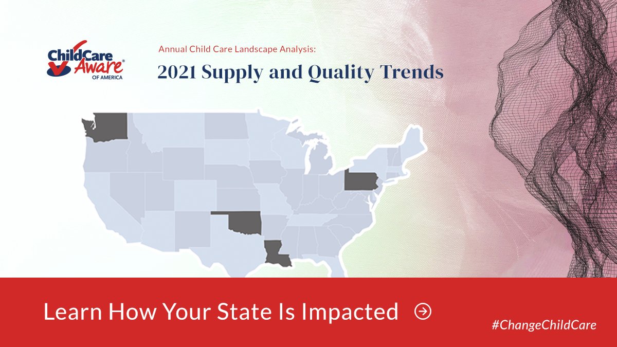 While the number of #childcare centers increased from 2020-21, the total # of open centers nationally is still lower than 2019. Learn more from @childcareaware: hubs.li/Q01mdg6s0 #changechildcare