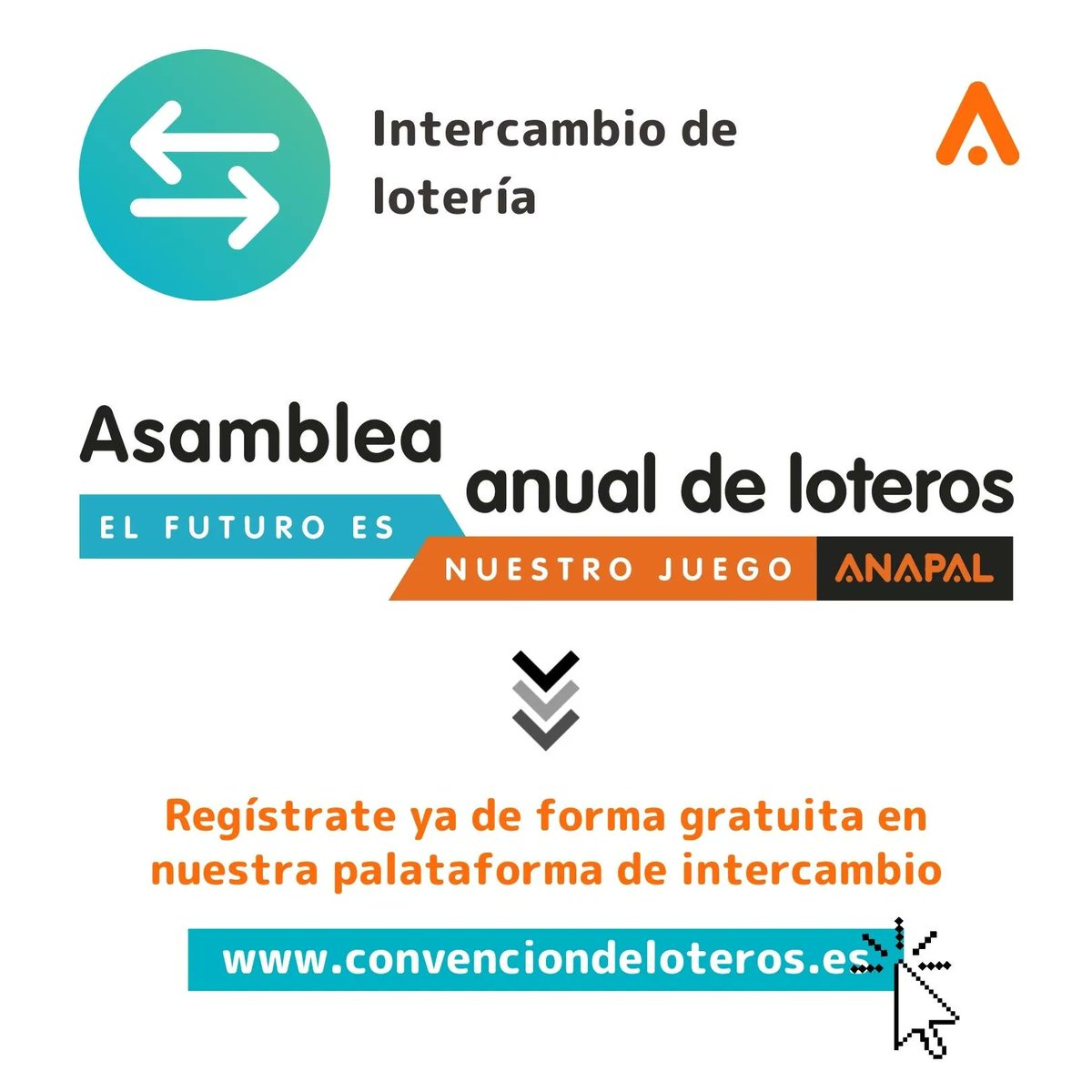 loterias_anapal's tweet photo. #Anapal lanza una herramienta web para intercambiar lotería de forma rápida y fácil entre administraciones 🔄 ▶️ https://t.co/JzydMycoJF  

#Loteriasyapuestasdelestado #asociacionloteria #loteros #loteras #ventaloteria #quelasuerteteacompañe #administracionesloteria https://t.co/5naKQzW0NB