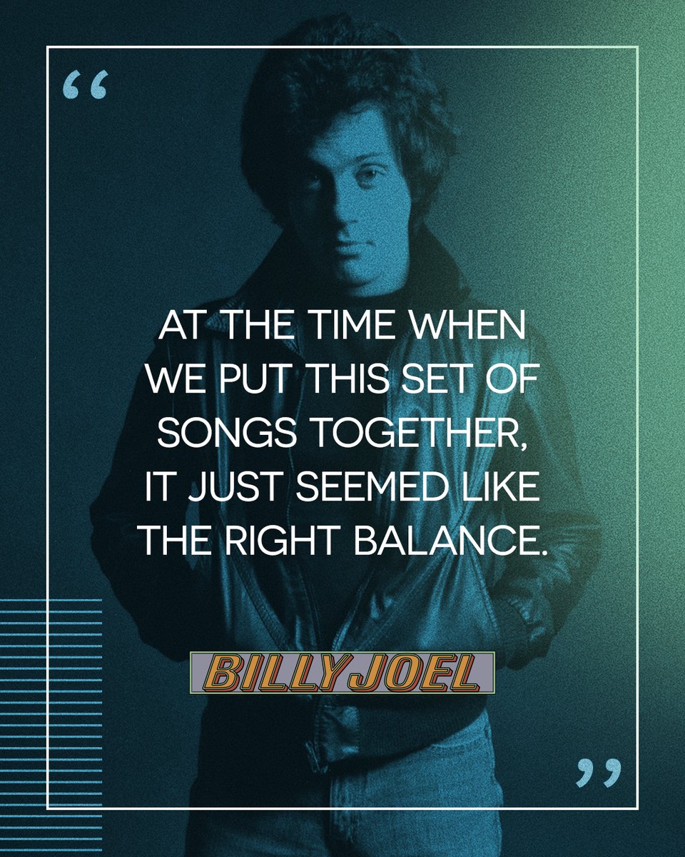 billyjoel's tweet photo. "They hadn't been hit singles ... this was just album tracks that I wanted to present to people in the right context." - Billy Joel on 'Song in the Attic.' The live album was released on this day in 1981. #50YearsofBilly https://t.co/nJTuxsxfii