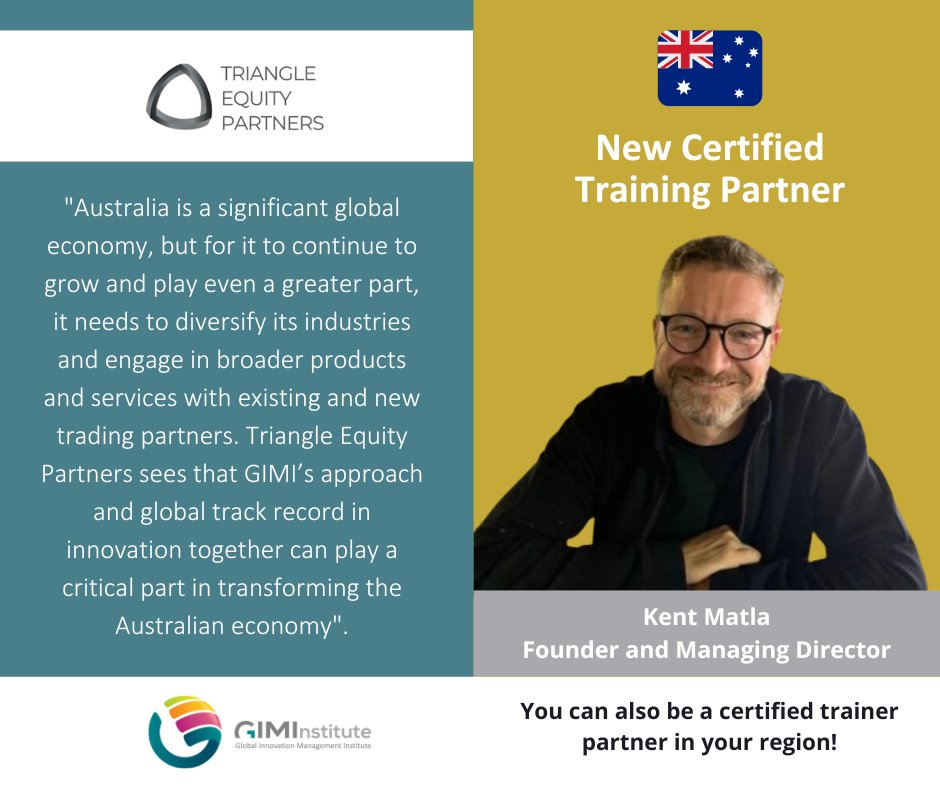 thegiminstitute's tweet photo. We are delighted to announce our partnership between Triangle Equity Partners and GIMI. We are looking forward to other organizations joining our innovation community. 

Apply here if you want to become a Certified Training Partner in your country 👉 https://t.co/715mD8WoeI https://t.co/hNNkPsGk4m