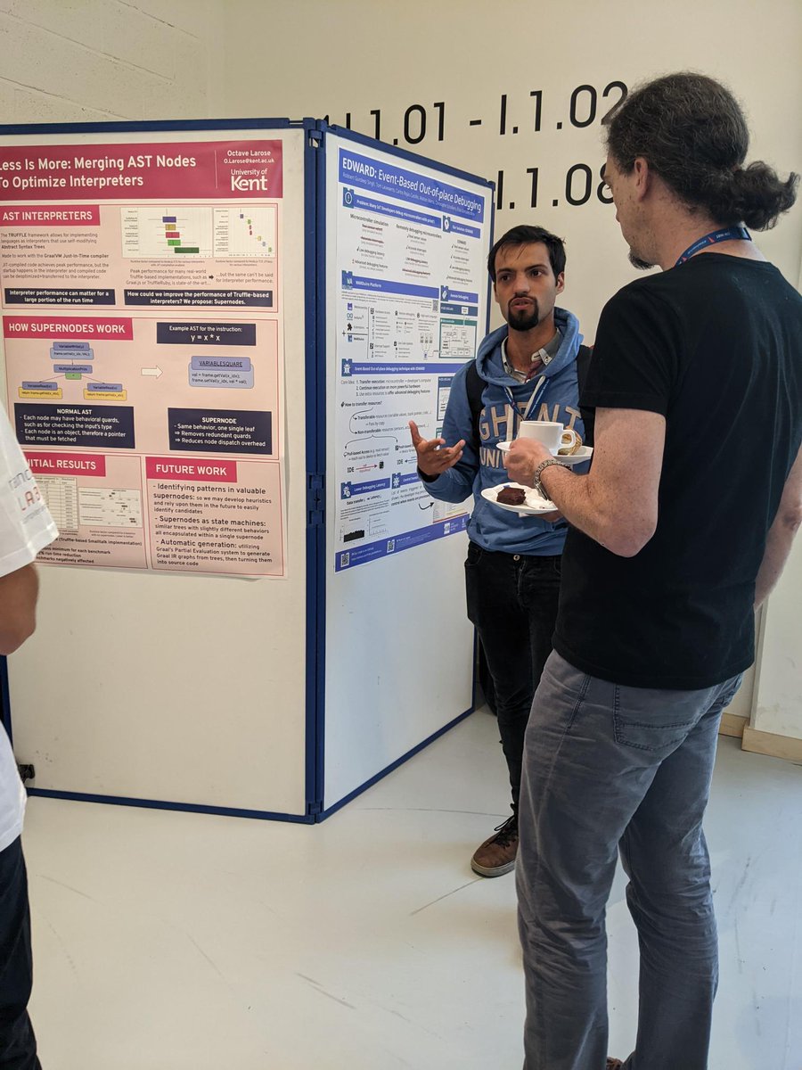 RaincodeLabs's tweet image. Our wonderful Johan Fabry is having a great time here at Vrije Universiteit Brussel for Managed Programming Languages and Runtimes 2022! lnkd.in/eEkVas2m 
#MPLR22 #compilerengineer #programmingf #programminglanguage #software #softwareengineer #INRIA #VUB #raincodelabs