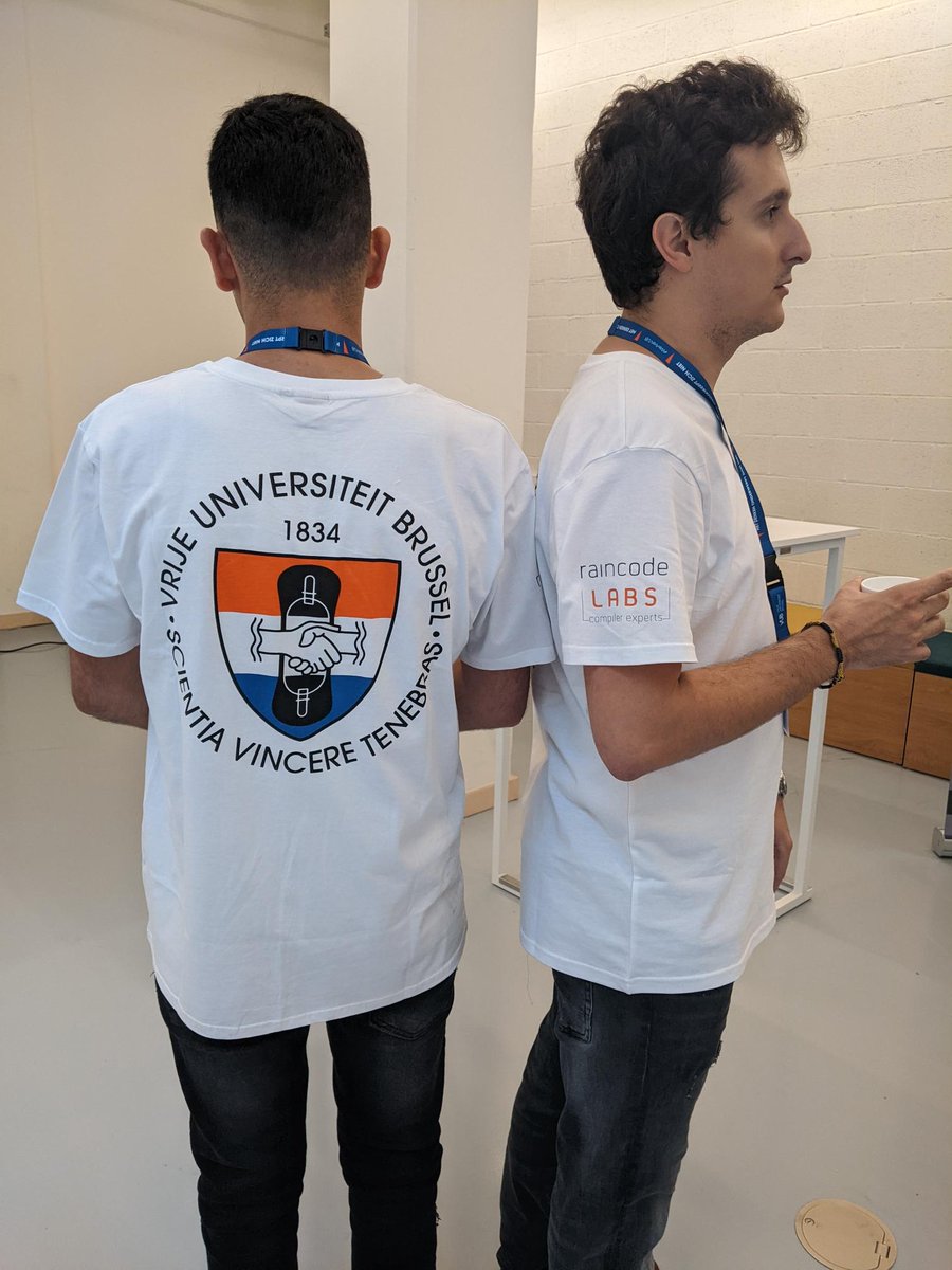 RaincodeLabs's tweet image. Raincode Labs are here at Vrije Universiteit Brussel today for Managed Programming Languages and Runtimes 2022. Join us! We will be here today and tomorrow to discuss everything programming related. lnkd.in/eEkVas2m
#MPLR22 #vub #conference #programminglanguages #software