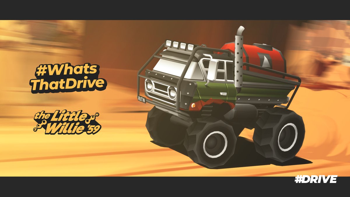 drivethegame's tweet photo. Happy Wednesday yall, we bring you a challenge this evening. Get ready to guess #WhatsThatDRIVE! This time The Little Willie '59 gets in our attention, can you guess what car is he based on?

#gamedev #indiedev #madewithunity https://t.co/dETuBvNZoE