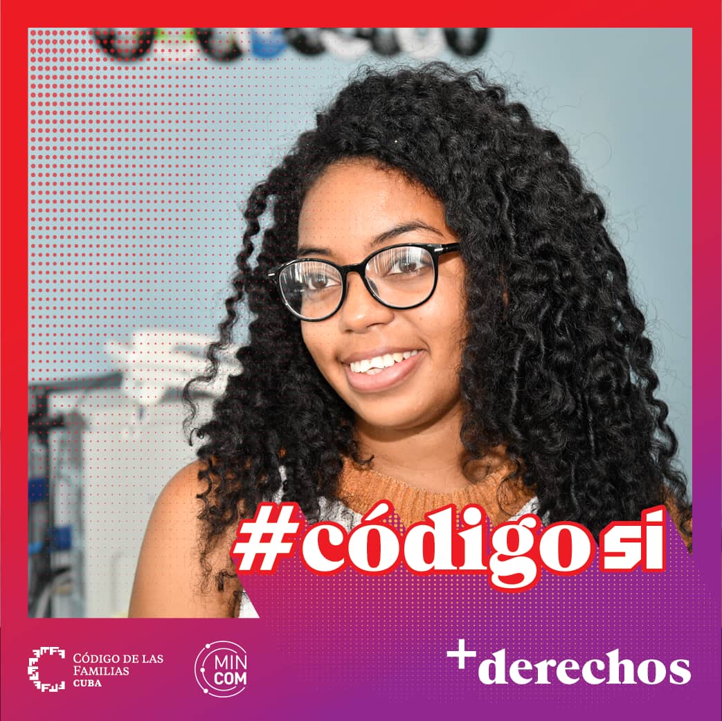 Porque el nuevo #CódigoDeLasFamilias no limita a nadie en sus derechos; al contrario, es garantía de una vida más plena para toda la sociedad cubana, #YoVotoSí.
#CódigoSí