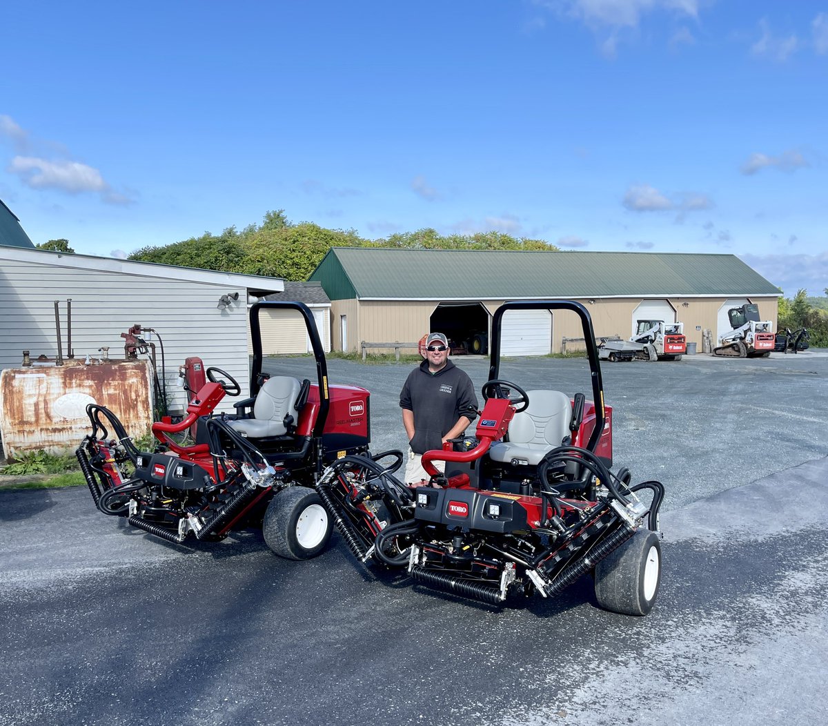 What’s better than one new fairway mower……two!  A couple of RM3555’s arrived for <a href="/JoshYerdon/">Josh Yerdon</a> today. Congrats sir.                                     <a href="/GrasslandCorp/">Grassland Equipment & Irrigation Corp</a>          <a href="/TheToroCompany/">Toro</a>