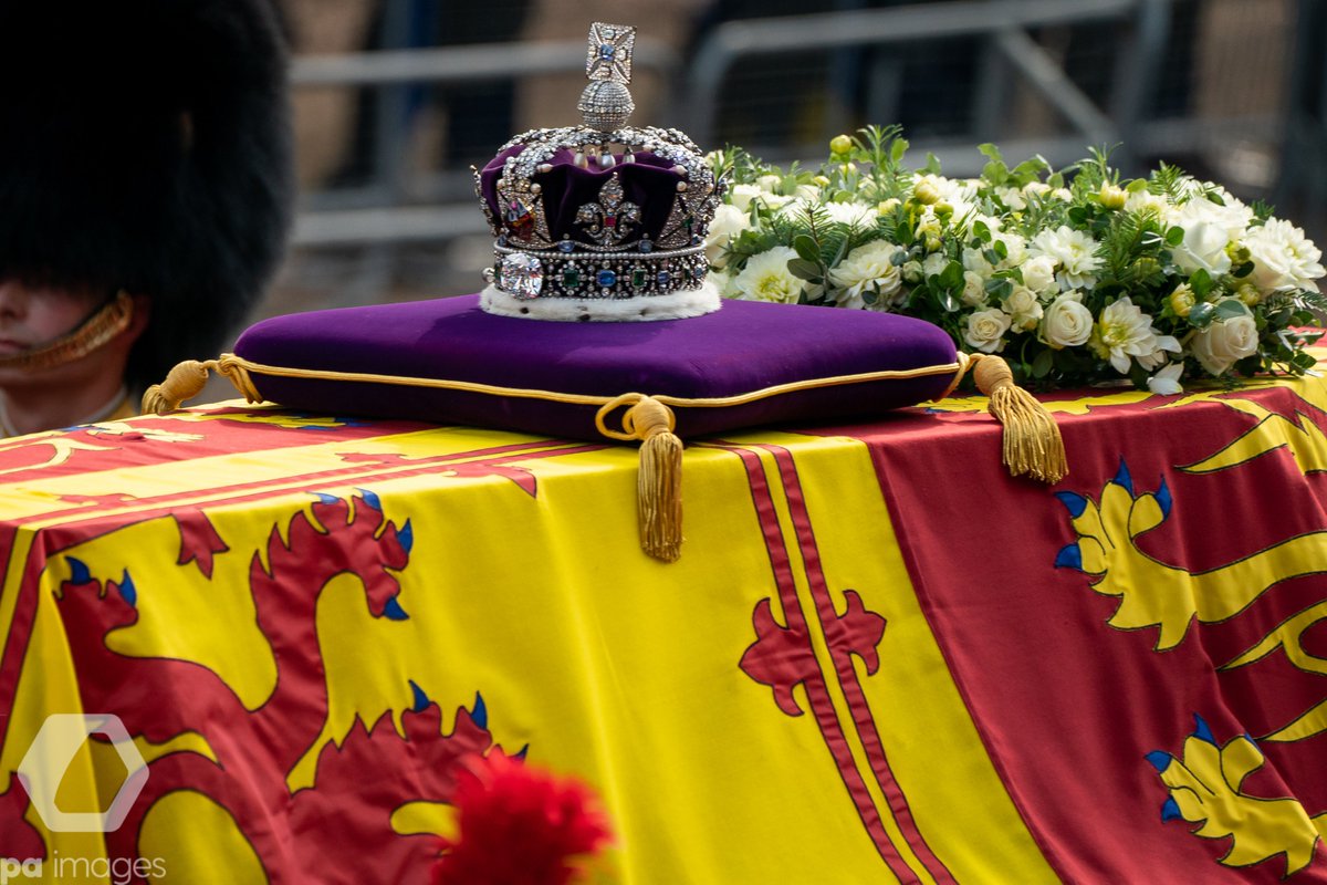 The Queen’s coffin entered Westminster Hall as the choir of Westminster