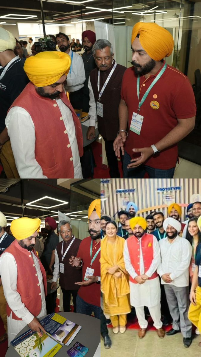 Wonderful Interaction of our Managing Director @HarmminderS with Hon. CHIEF MINISTER OF PUNJAB @BhagwantMann Ji with @I_M_Punjab