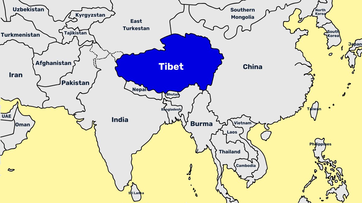 freetibetorg's tweet photo. Tibet should be the world's 10th largest country.

As China attempts to wipe Tibet off the map, retweet to share the truth. #FreeTibet https://t.co/vowutNdH7K