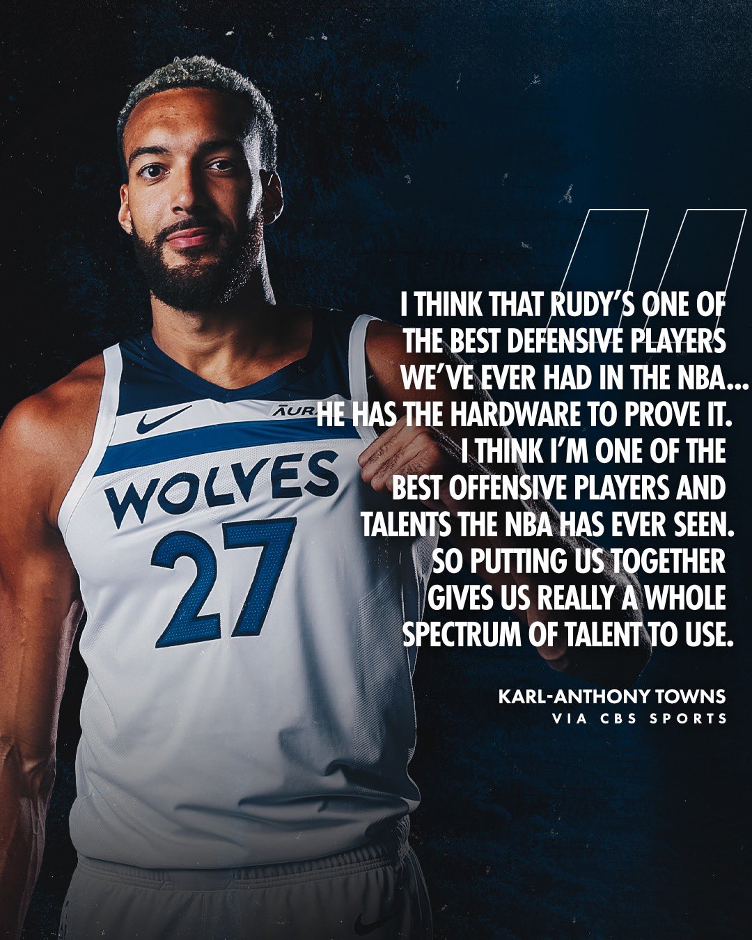 Karl-Anthony Towns Believes He Is One Of The Best Offensive