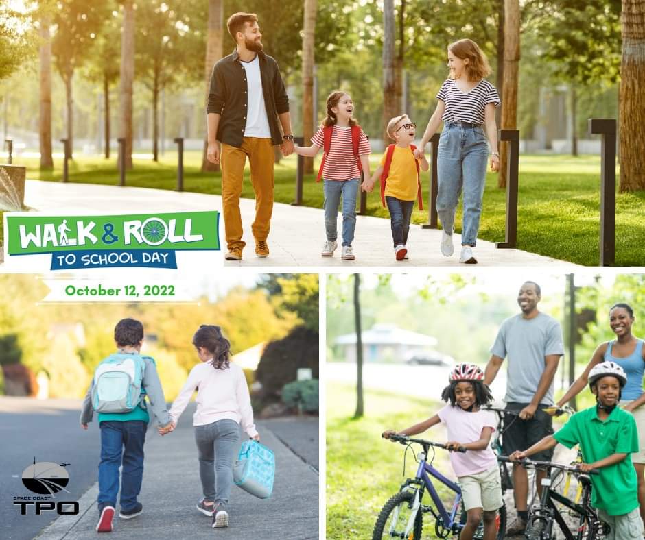 Mark your calendars, 4️⃣ weeks from today! Get ready to lace up those sneakers and check those tires for ℕ𝕒𝕥𝕚𝕠𝕟𝕒𝕝 𝕎𝕒𝕝𝕜 &amp; ℝ𝕠𝕝𝕝 𝕥𝕠 𝕊𝕔𝕙𝕠𝕠𝕝 𝔻𝕒𝕪 on 𝐎𝐜𝐭𝐨𝐛𝐞𝐫 𝟏𝟐𝐭𝐡! We're partnering with <a href="/BrevardSchools/">Brevard Schools</a> to encourage families to celebrate. 🚶‍♂️🚴‍♀️🛴🏫