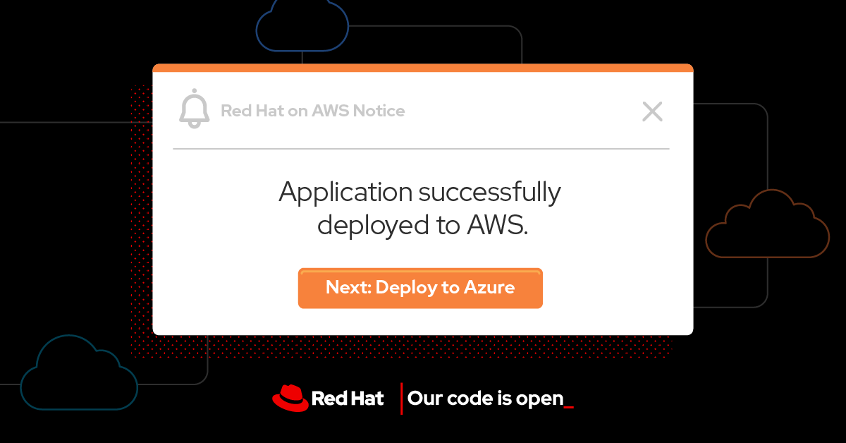 RedHat's tweet image. We work with our partners to create consistency across #clouds. Here’s how: red.ht/3rCeiKZ #CodeIsOpen