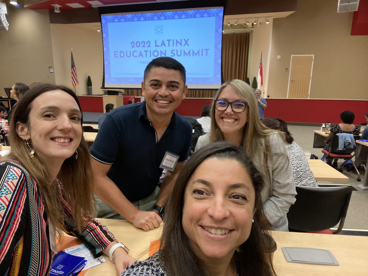 #Elon MEd folks <a href="/Ms_Ana_Herrera/">Ana Herrera</a> <a href="/DeManfredo/">Manfredo De la Cruz Interiano. #unitingourworld</a> <a href="/Valentinacub1/">Valentina Cubillos Acevedo</a> say present at the #LatinxEdSummit! So grateful to be here! <a href="/ParticipateLrng/">Participate Learning</a> <a href="/LatinxEducation/">LatinxEd</a> #unitingourworld #ambassadorteacher <a href="/oberlinmiddle/">Oberlin Magnet MS</a>