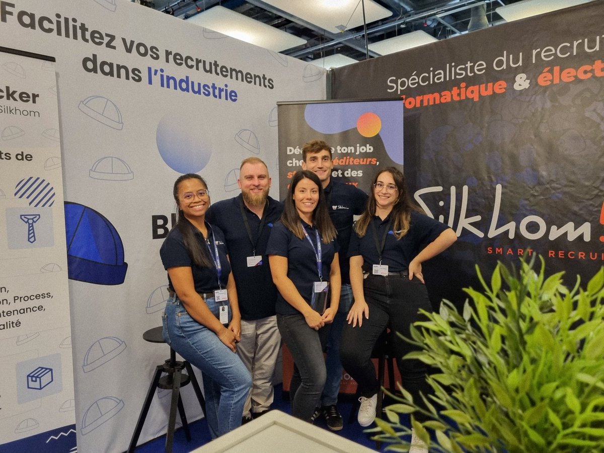 Les teams <a href="/Silkhom/">Silkhom</a> et <a href="/BlueDocker_/">BlueDocker</a> sont présentes sur le salon <a href="/SIDOevent/">SIDO Lyon - IoT, AI, ROBOTICS & XR EVENT</a> 🤖 aujourd'hui et demain pour rencontrer et échanger avec les professionnels sur leurs futurs recrutements. 🚀