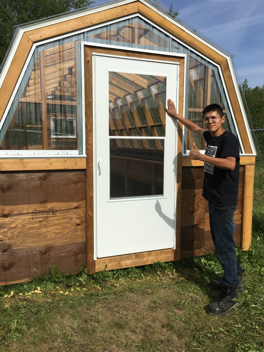 PortagePres's tweet photo. Looking forward to celebrating students completion of @portagecollege Construction &amp; Trades Readiness program for the @cenovus Indigenous Housing Initiative. 9 structures were built this year. Well done students from Beaver Lake, Chard, Conklin, Cold Lake, Heart Lake, &amp; Janvier. https://t.co/LCazKam3kP