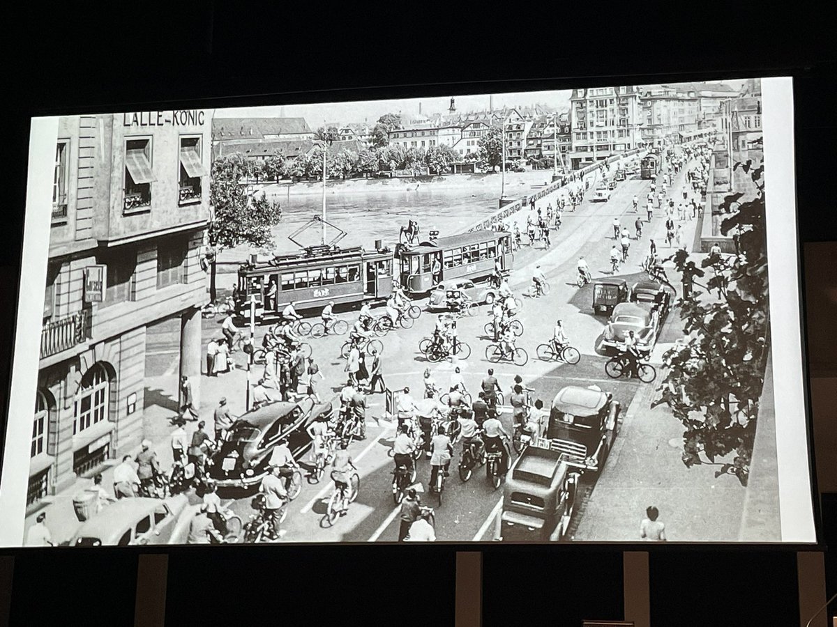 Back to the future. #basel in the interwar period. #multimodal #forummobilite #cities #transit