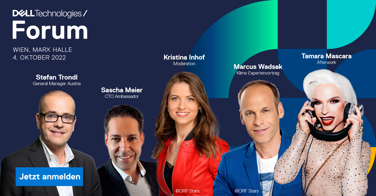OliverB78's tweet photo. Nicht nur die neueste Technologie: Beim #DellTechForum in Wien erwarten Sie inspirierende Persönlichkeiten.
https://t.co/JjGp9jD3Af https://t.co/PC0KAPw5An