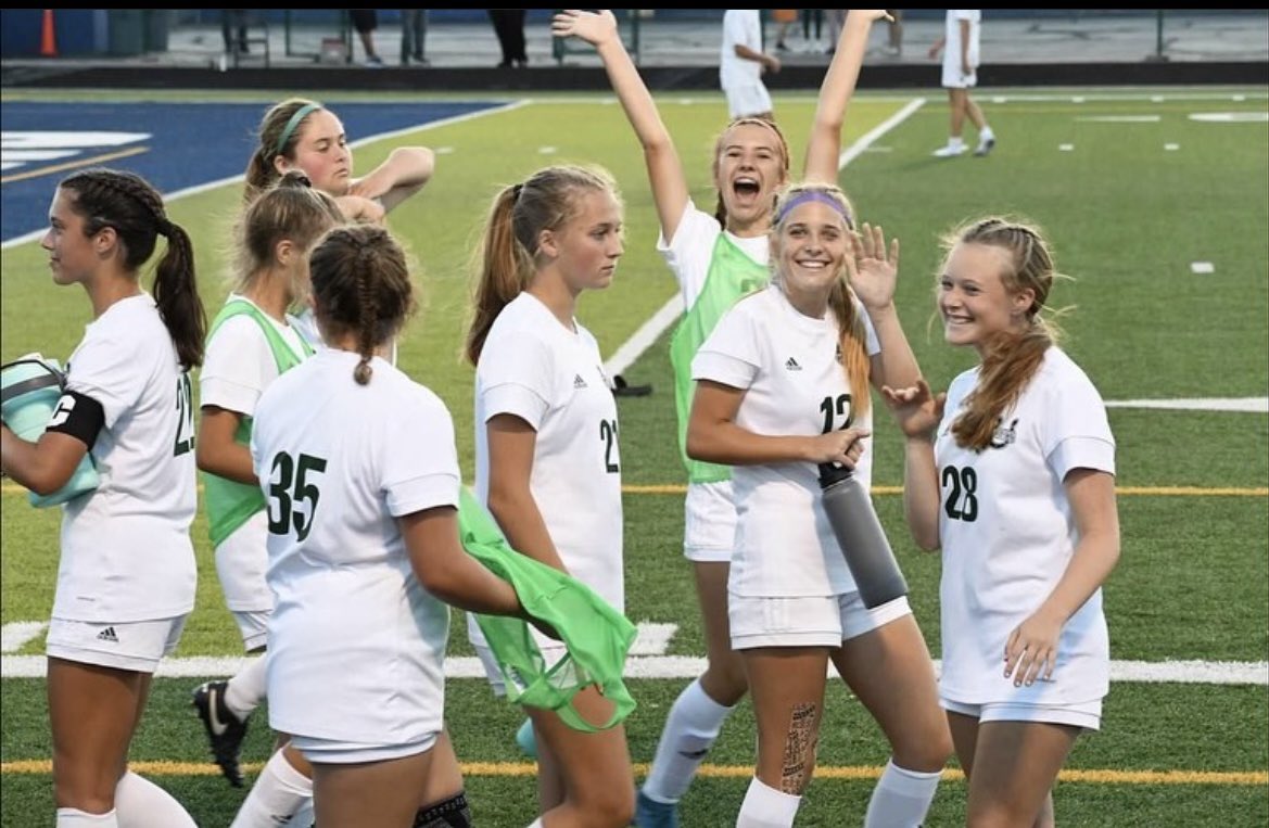 Girls stats from 7-0 victory last night. The win last night puts the girls at 7-1-0. 
Goals- ⚽️ Assist- 🎯
R.Evans-⚽️⚽️⚽️🎯🎯
Armogida-⚽️🎯🎯
Gibson-⚽️
Hopeck-⚽️
A.Evans- ⚽️
Campbell🎯
Shook-🎯
Brandt-🎯
Defense held Woodridge to only 1 shot on goal. 
<a href="/CloverleafLocal/">Cloverleaf Schools</a>