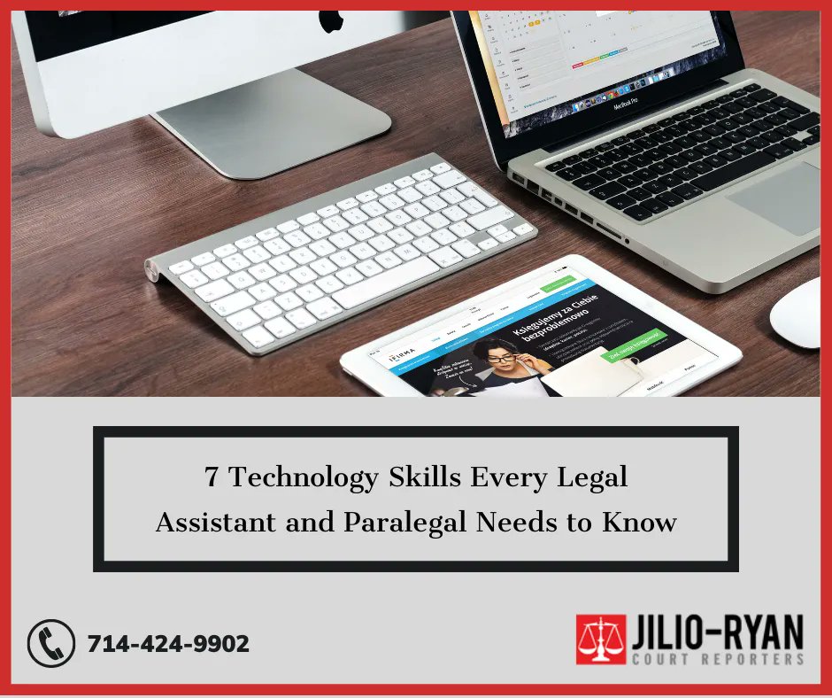 JilioRyan's tweet image. Technological advancement has an impact on almost every task performed within the office and offers benefits that save both time and money. Read this blog to learn the required technological skills. 
jilioryan.com/blog/7-technol…
#TechnologicalSkills #ParalegalAssistant #LegalAssistant