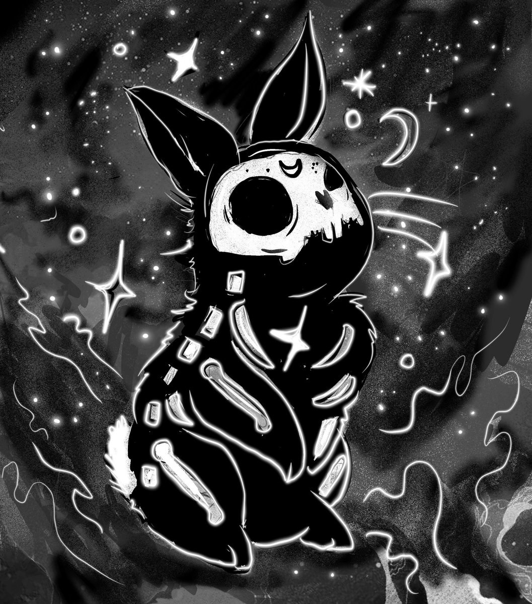 Only 44 hours left of our campaign!!! Here is a skeleton rabbit to brighten up your day