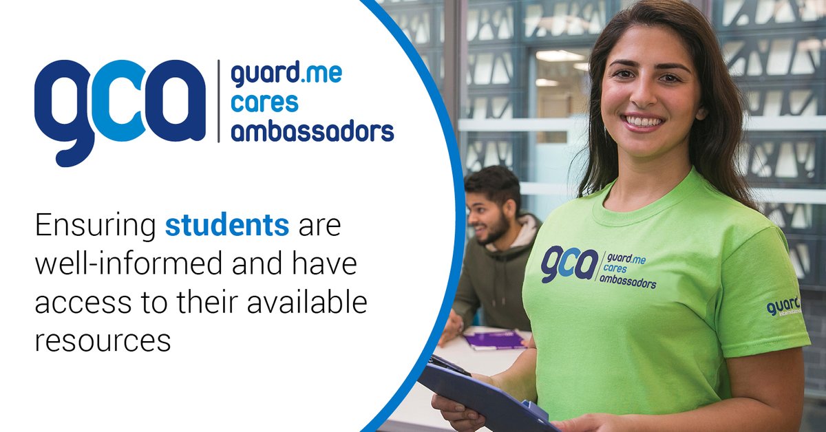 guardmecanada's tweet image. The guard.meCARES Ambassadors Program supports and serves the student population on campuses across Canada—ensuring they’re well-informed with access to available resources. Learn more: guard.me/gcambassadors.…
#guardmeCARES #guardmecaresambassadors
