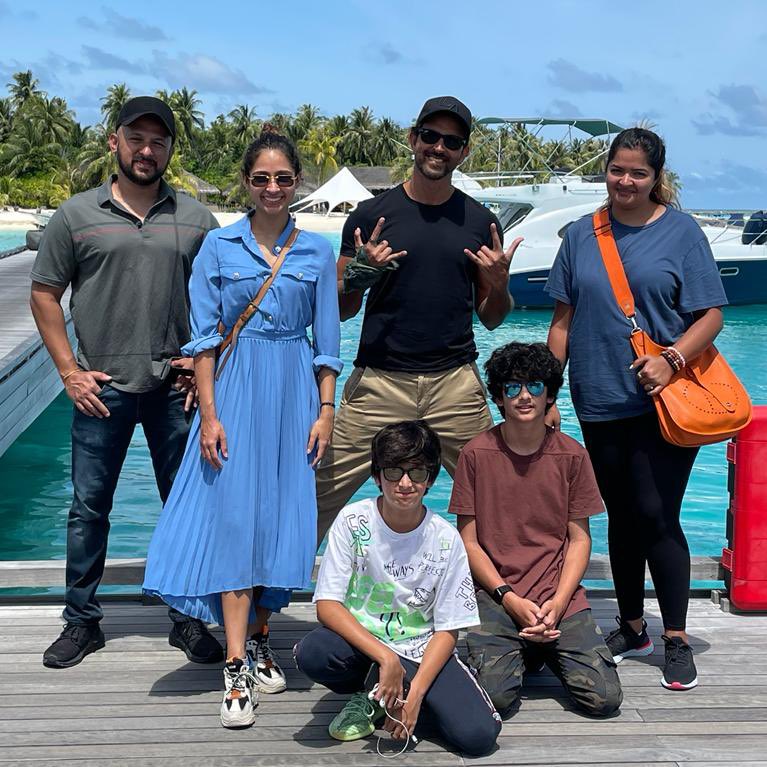 iHrithik's tweet photo. Thank you for being born as my family. But in a different world if you were not and we met as strangers, I’d definitely want to be your friend! 

Happy birthday beautiful suranika ❤️
Love you ! https://t.co/IJEFnf6phw