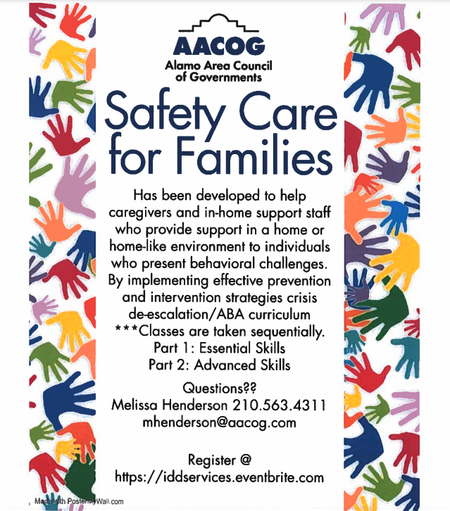 NisdPac's tweet photo. AACOG learning opportunity for families!🎒
#parentinvolvement #parentadvisorycommittee #specialeducationpartners #AACOG #safetycare #familylearning #SpecialEducation #NISDspecialeducation https://t.co/5Cchf6JrcX