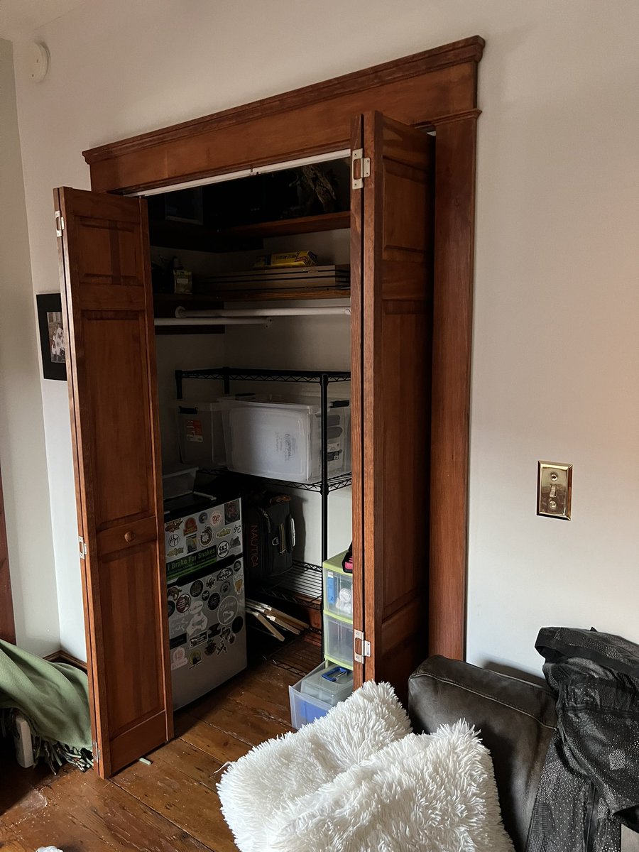 Yzma’s newest nap spot almost got her locked in the closet all day yesterday 😂😂😂 #FindTheCat