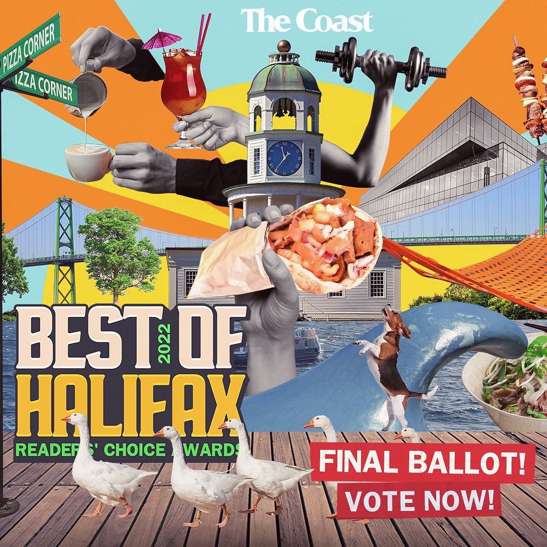 ✔️LAST WEEK TO VOTE✔️

The 2022 Best of Halifax Reader’s Choice Ballot is LIVE and there are over 5️⃣0️⃣ downtown Dartmouth businesses &amp; individuals on the ballot!The final ballot is live for voting until this 𝐒𝐮𝐧 𝐒𝐞𝐩𝐭 𝟏𝟖 𝐚𝐭 𝟏𝟏:𝟓𝟗 𝐏𝐌  vote.thecoast.ca