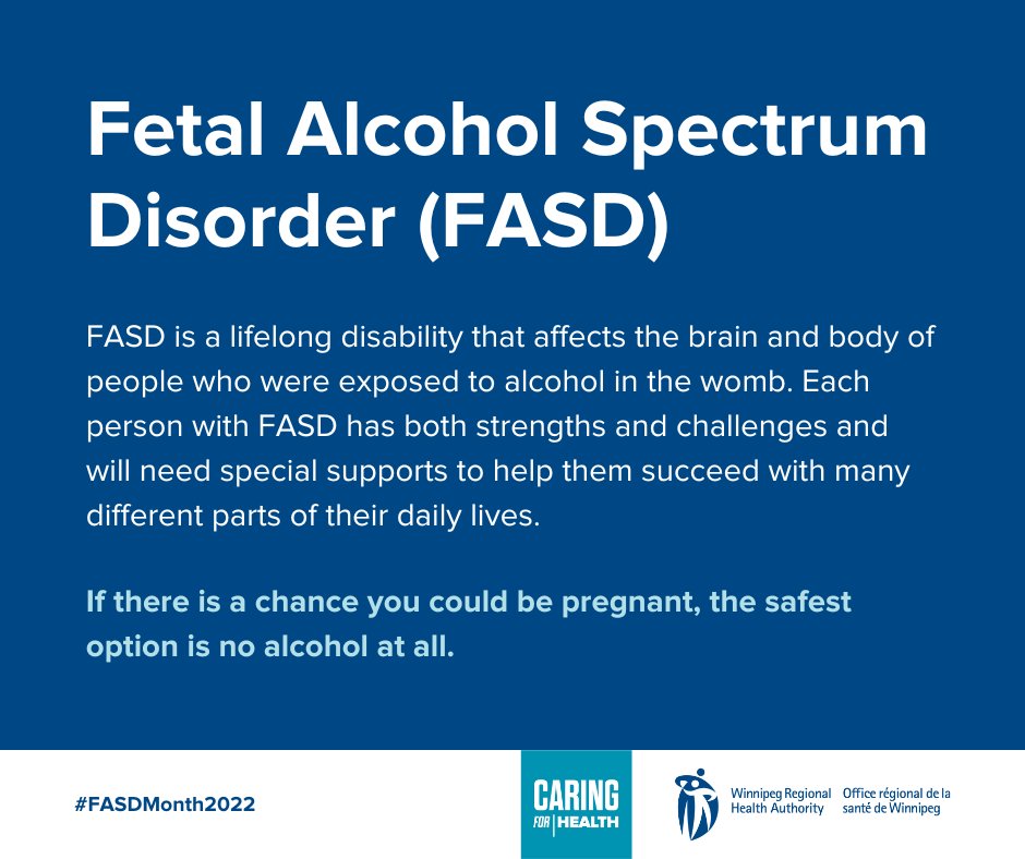 WinnipegRHA's tweet photo. September is Fetal Alcohol Spectrum Disorder (FASD) Awareness Month. Visit https://t.co/H9VSdXP0CZ to learn more about FASD.
#FASDMonth2022 #FASDis
@CanFASD https://t.co/iIjqC58fxB