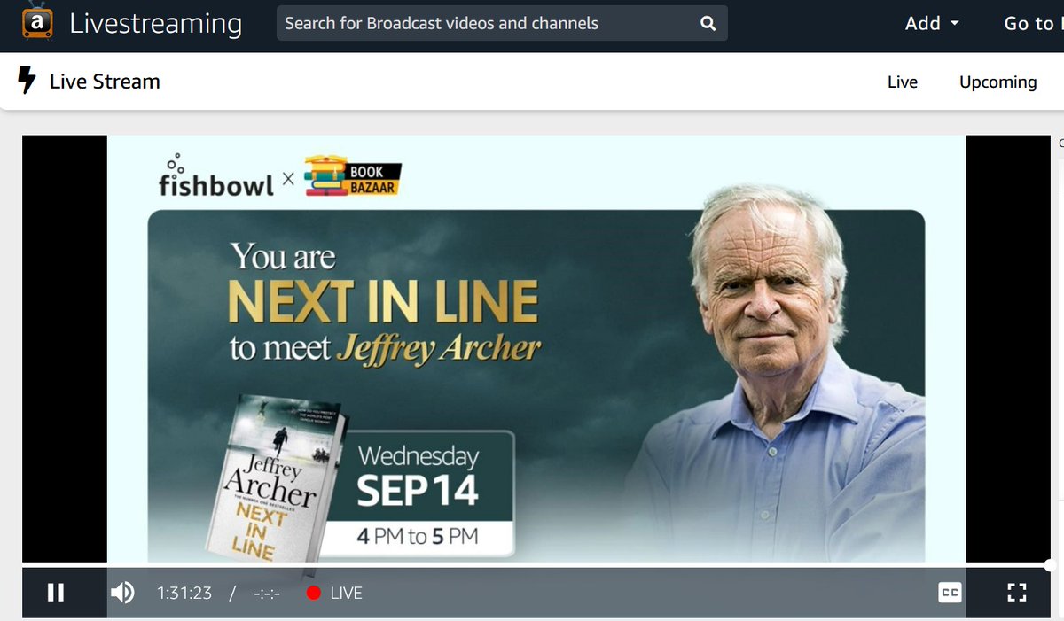 i_am_skm2's tweet photo. #AmazonFishbowl  #AmazonBookBazaar
@AmazonBooksIndia @amazonbooksin
Joining AmazonBookBazaar Today to see @jeffreyarcher https://t.co/BT2ia8Elii