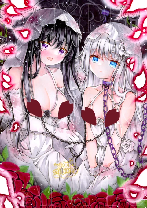 ずっと一緒に#オリジナル  #アナログ  #コピック  #ご依頼 