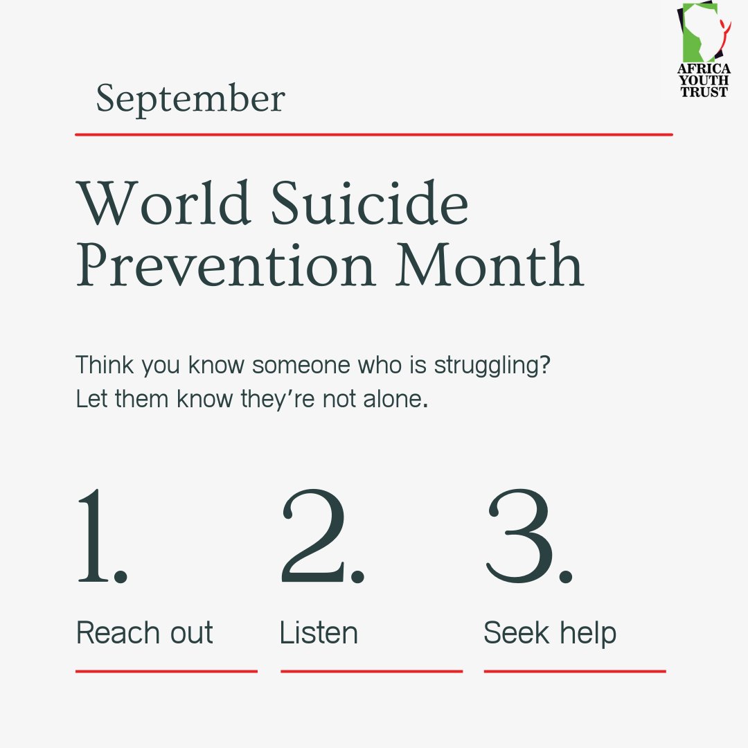 ayt_org's tweet photo. We can only say we are a healthy Nation and care about health if #mentalhealth is well taken care of.
September is Suicide Prevention  Awareness Month, lets make sure that people know that they are not alone in this, that we care and that it is okay to ask for help.
#mentalhealth https://t.co/WrHEM0ICws