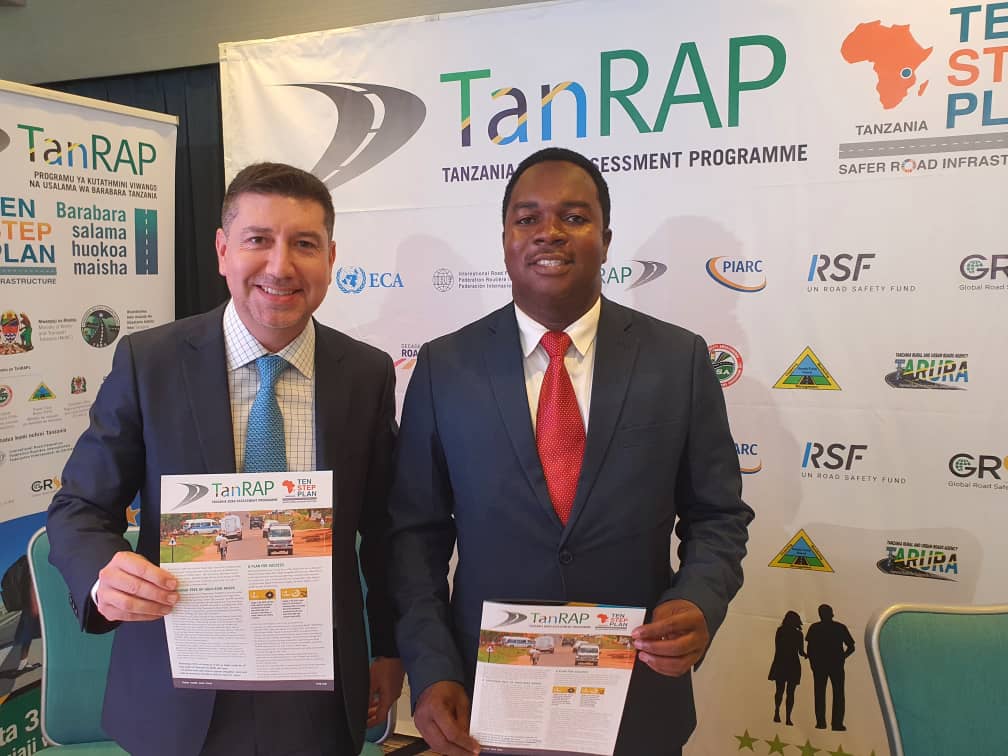 juliourzua's tweet photo. What a momentous day! Minister of Works in #Tanzania officially launches the #TanRAP @iRAPSavingLives programme, a key milestone to bring #roadsafety and save thousands of lives in the next years with the support of local stakeholders and intl institutions 🇹🇿👏👏 https://t.co/66VFwfnPwX