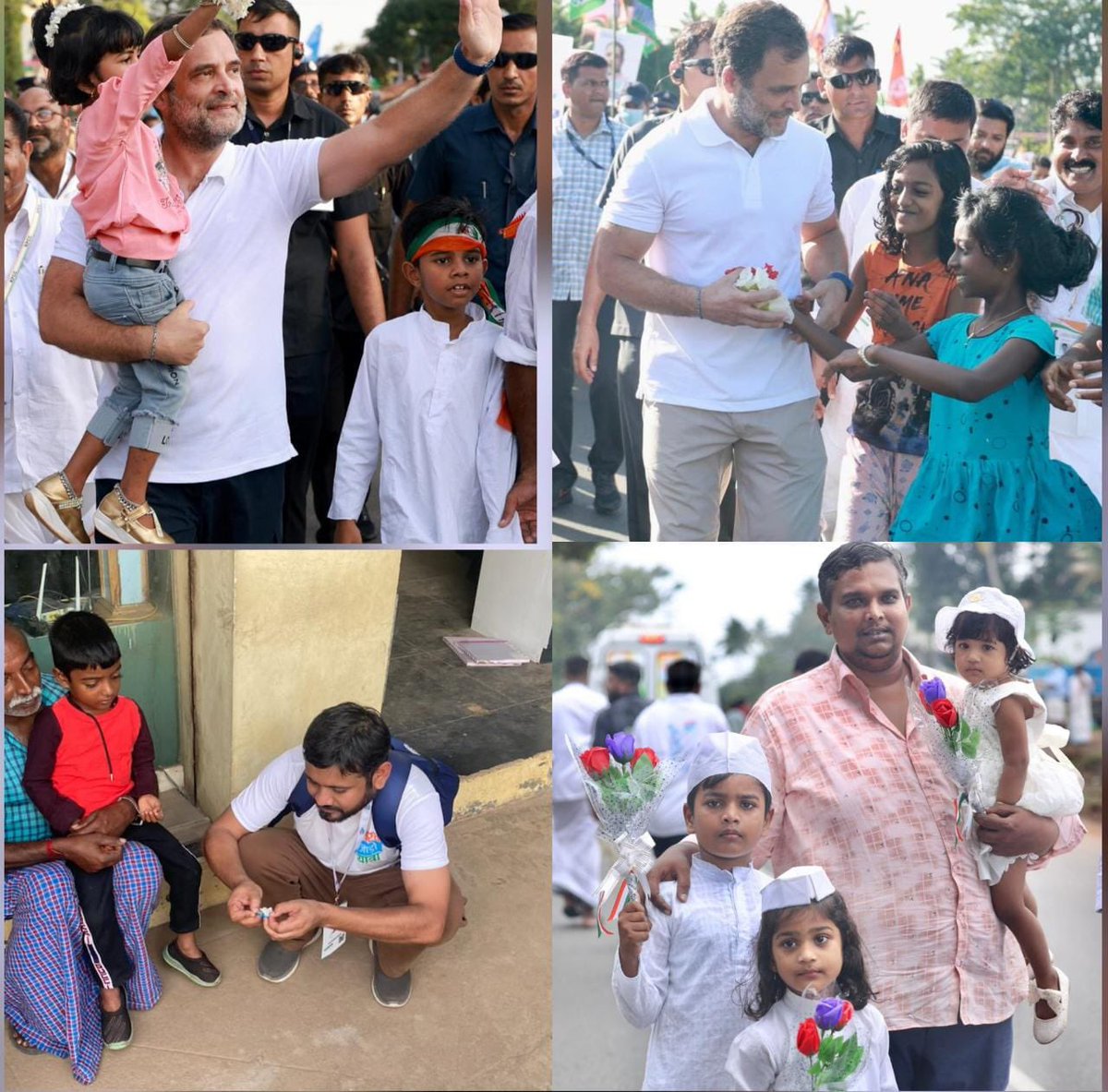 kanhaiyakumar's tweet photo. हम बुलबुलें है इसकी, ये गुलिस्तां हमारा। 

#BharatJodoYatra https://t.co/DE0OsiMQFh