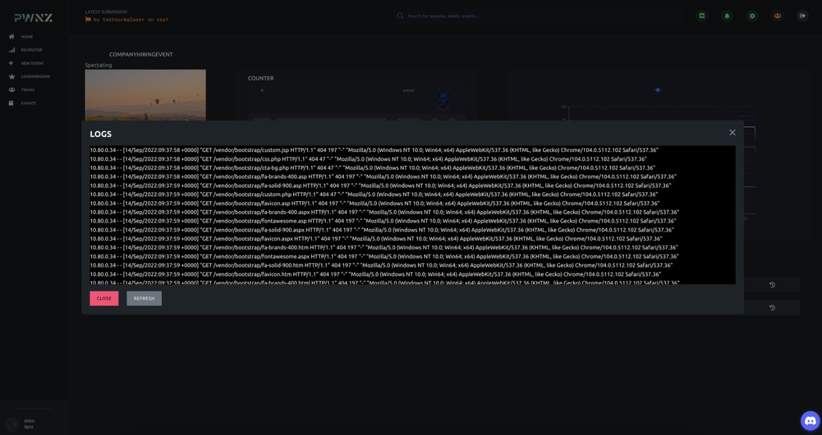 pwnx_official's tweet photo. Are you a tech guy supporting your HR team to select penetration testers and red teamers? Would you like to take a look at the logs? 😎 Coming soon! 🔜 😉
#cybersecurity #ctf #labs #penetration #redteam #team #tech https://t.co/w4fzHxQ259