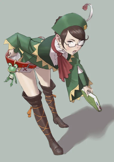 【過去絵】MH4の看板娘さん。 