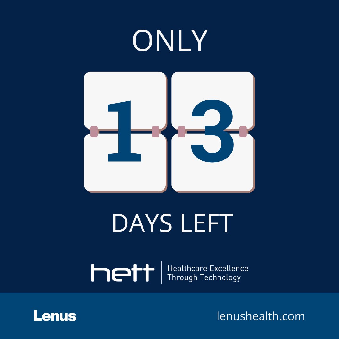 lenushealth's tweet photo. Looking for a #DigitalHealth supplier with national support, compelling clinical evidence and #NICEAdvice?
Lots of reasons visit stand D16 at HETT:
#VirtualWards
#PIFU
#DiagnosticHubs
#DigitalHomeCare
#DataPlatform
#AIAward
☕Coffee
#HETTShow #HETT22 https://t.co/AK4zvzRvCe
