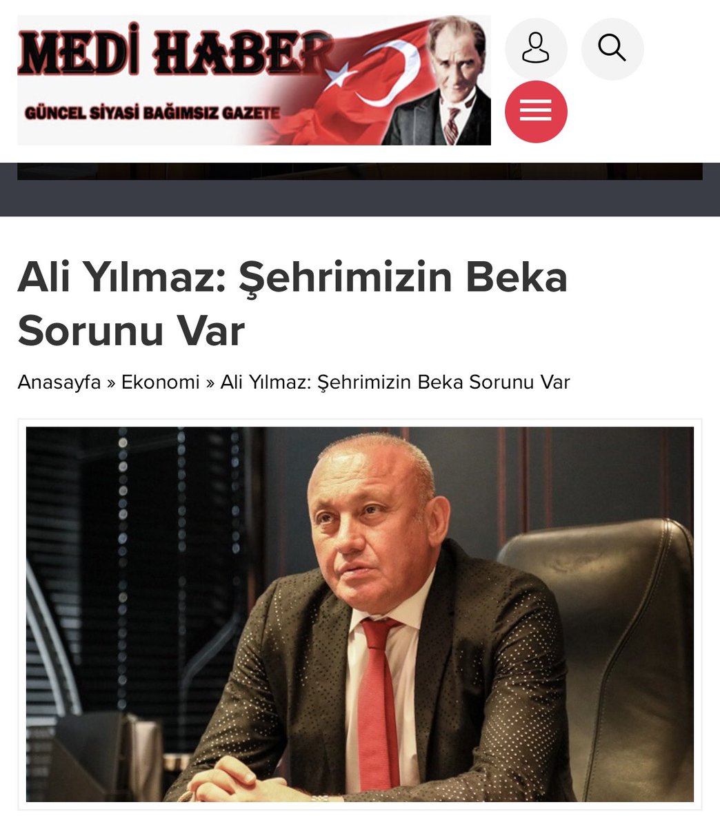 Teşekkürler Medihaber… 
<a href="/ComMedihaber/">medihaber</a> 

medihaber.com.tr/2022/09/ali-yi…

#14gruppetrolculer
#antalyakırmızıpetrol 
#kırmızı #antalyaiçinkirmizi