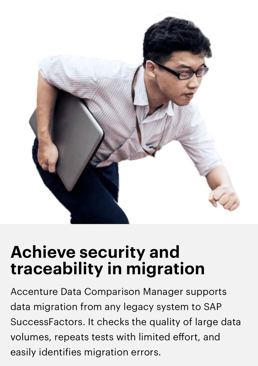 Planning a lift &amp; shift move to #H4S4 or a strategic one with data cleansing, consolidation and parallel payroll testing? 
Then visit my colleagues at #SuccessConnect and get a demo of our migration suite @arilevin_hcm <a href="/derekxpoon/">Derek Poon</a> <a href="/sapnaraj_tech/">Sapna Raj</a> 
See also: accntu.re/3RRWUfP
