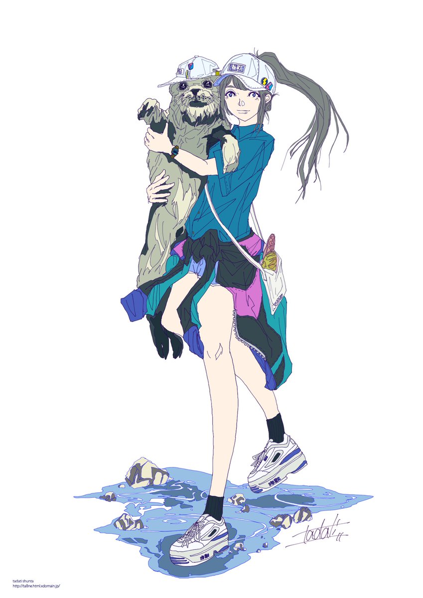 「アラスカラッコ。 」|ただちしゅんたのイラスト